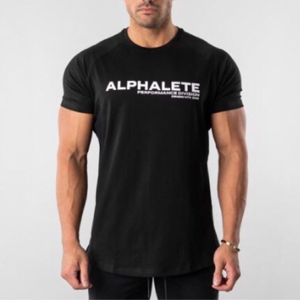 Alphalete Performance Division Tee - Black size Medium.